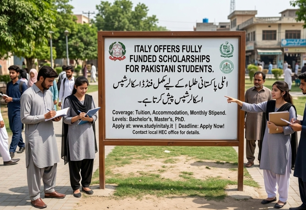 Italy Fully Funded Scholarship for Pakistani Students