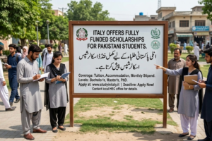 Italy Fully Funded Scholarship for Pakistani Students