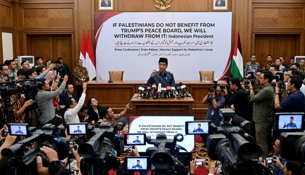 If Palestinians Do Not Benefit from Trump's Peace Board, We Will Withdraw from It: Indonesian President