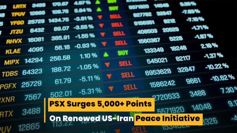 PSX Gains Over 5,000 Points after Pakistan Again Invites US, Iran for Peace Talks