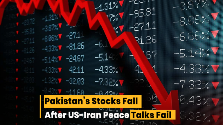 Pakistan’s stocks fall after US iran peace talks fail