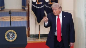 Trump warns Iran of ‘hell’ if strait stays shut, says deal is possible