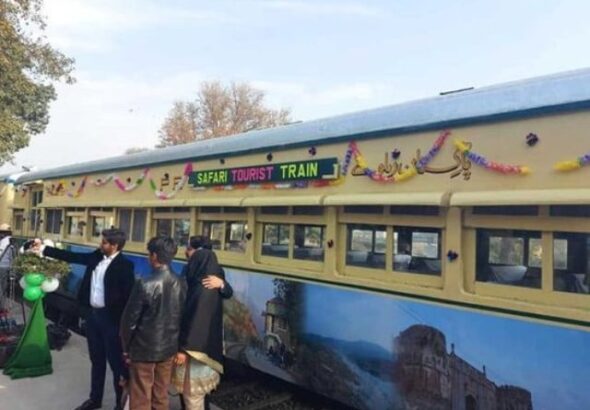 Upgraded Safari train departs from Rawalpindi