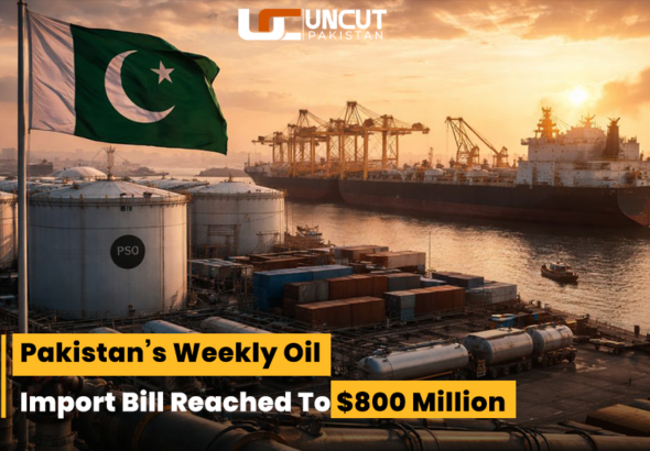 Pakistan’s weekly oil import bill reached to $800 million